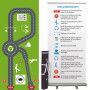 Parcours "Romberg-test" 3,50 x 1.50 m + Rolup explicativo
