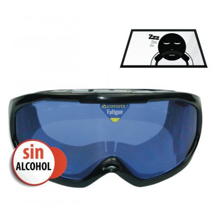 Gafas que simulan la fatiga después de 12 horas de conducción