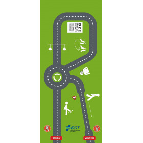 Recorrido "test de Romberg" 3,50 x 2,00 m