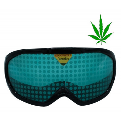 Gafas de simulación canabis