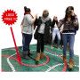 Parcours Alcoolémie Personnalisable  1,50 m x 3,00 m, 2 circuits se croisant en plusieurs endroits. posez vos obstacles où bon v