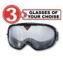 Pack de 3 gafas con Alcosimulator