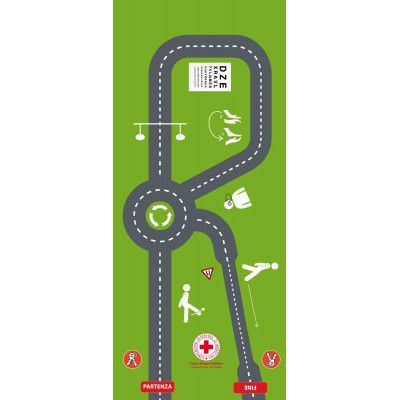Percorso alcol "test de Romberg" 3,50 x 2,00 m