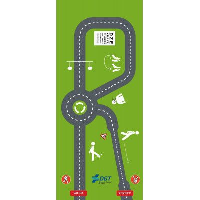 recorrido "test de Romberg" 3,50 x 1,50 m
